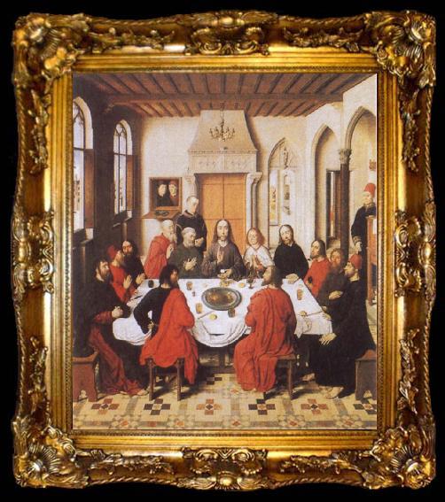 framed  Dieric Bouts The Last Supper, ta009-2